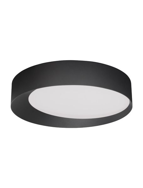 Nova Luce OBY LED Deckenleuchte Schwarz 60W Warmweiss 12x60cm dimmbar 9085223