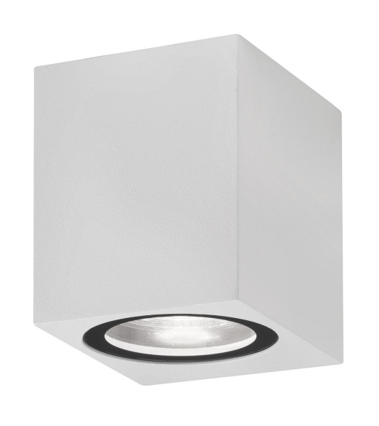 Nova Luce NERO Wandleuchte GU10 Weiß 7W IP54 6,7x8x8cm dimmbar 910041