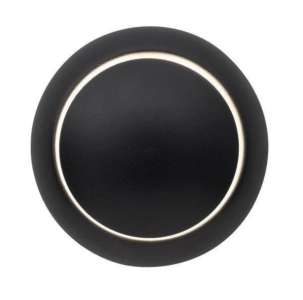 Nova Luce ODIN LED Wandleuchte Schwarz 5W Warmweiss 14x7x14cm 910162