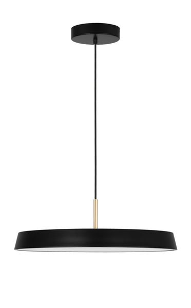 Nova Luce VETRO LED Pendelleuchte Schwarz 35W Warmweiss 120x50cm 910622