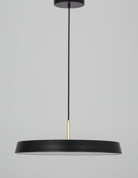 Nova Luce VETRO LED Pendelleuchte Schwarz 35W Warmweiss 120x50cm 910622