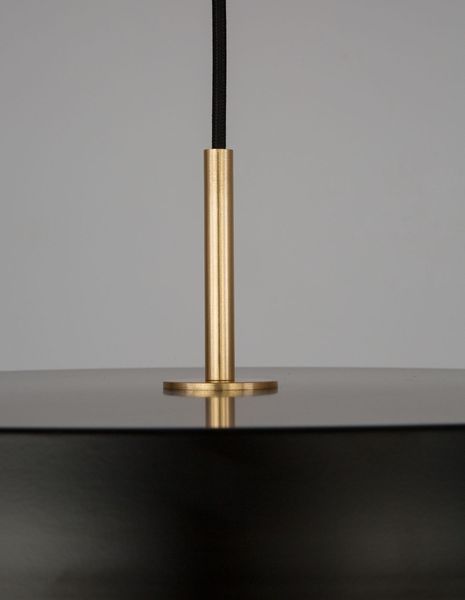 Nova Luce VETRO LED Pendelleuchte Schwarz 35W Warmweiss 120x50cm 910622