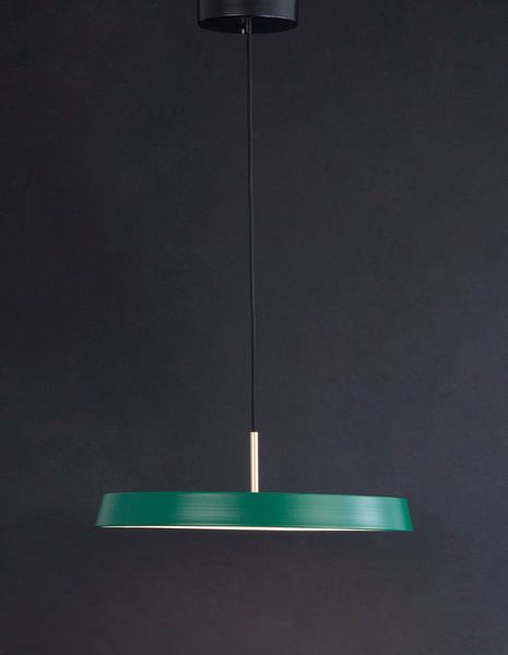 Nova Luce VETRO LED Pendelleuchte Grün 35W Warmweiss 120x50cm 910623