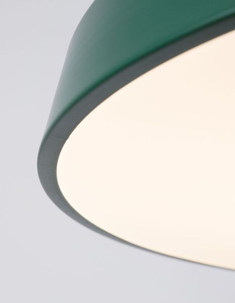 Nova Luce VETRO LED Pendelleuchte Grün 35W Warmweiss 120x50cm 910623