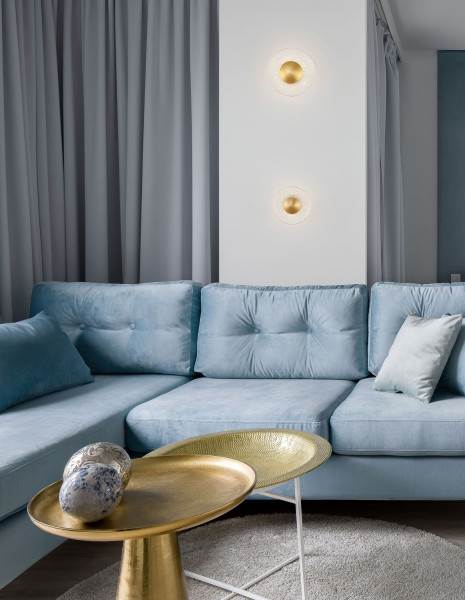 Nova Luce ESIL LED Wandleuchte Gold 4W Warmweiss 16x10,7x16cm 9118514