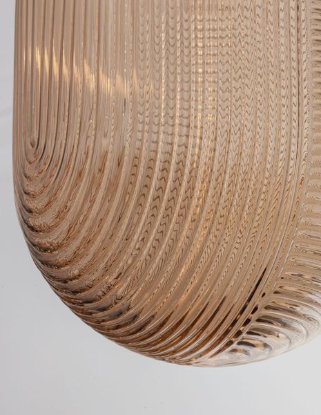 Nova Luce ATHENA Pendelleuchte E27 Gold Champagner 120x22,5cm dimmbar 9119111