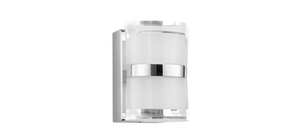 Nova Luce SABIA LED Wandleuchte Chrom 10W IP44 Warmweiss 8,5x9,8x7,5cm 9122321