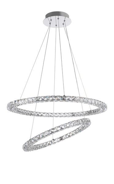 Nova Luce QUENTIN LED Pendelleuchte Chrom 60W Neutralweiss 120x70cm 9172518
