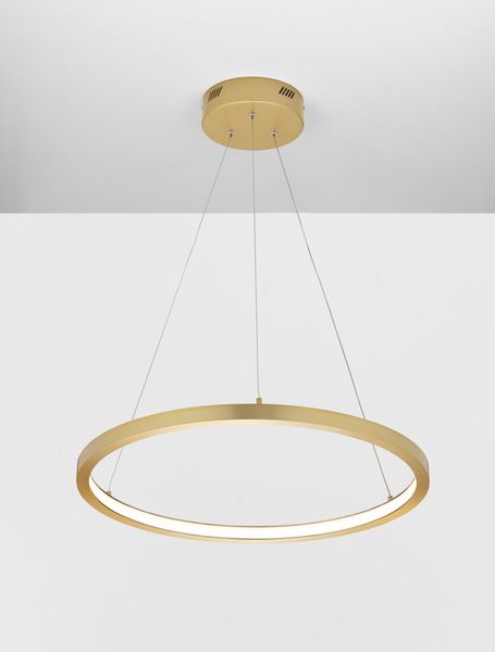 Nova Luce EMPATIA LED Pendelleuchte Messing 35W Warmweiss 120x60cm dimmbar 9172863