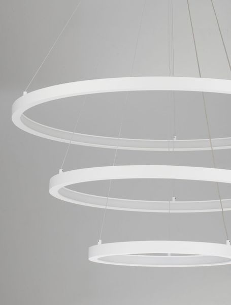 Nova Luce EMPATIA LED Pendelleuchte Weiß 108W Warmweiss 120x80cm dimmbar 9172868