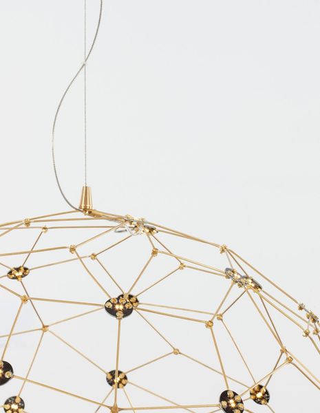 Nova Luce SOLE LED Pendelleuchte Gold 21,6W Warmweiss 310x60cm 9186001