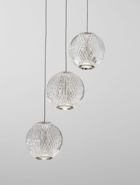 Nova Luce BRILLANTE LED Pendelleuchte Chrom 16W Neutralweiss 120x22cm dimmbar 9186909