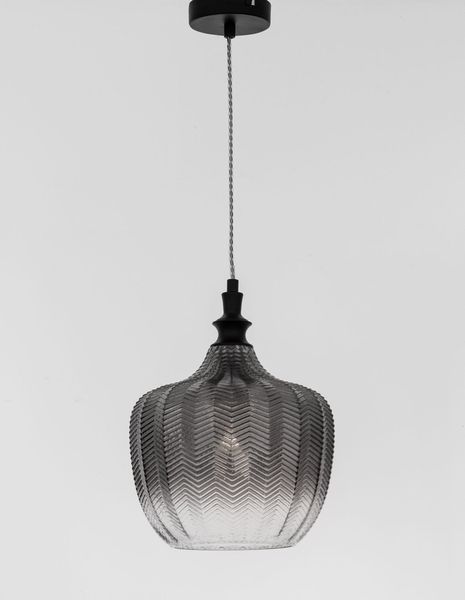 Nova Luce LONI Pendelleuchte E27 Schwarz 120x24cm dimmbar 9191242