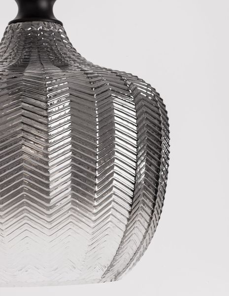 Nova Luce LONI Pendelleuchte E27 Schwarz 120x24cm dimmbar 9191242