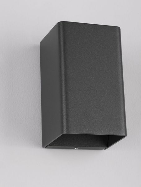 Nova Luce GOA Wandleuchte G9 Anthrazit 5W IP65 7,7x7,6x14,4cm 9192171
