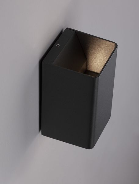 Nova Luce GOA Wandleuchte G9 Anthrazit 5W IP65 7,7x7,6x14,4cm 9192171