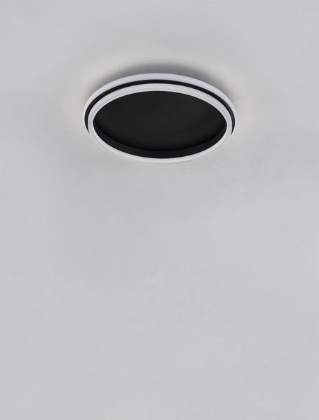 Nova Luce WILLOW LED Deckenleuchte Schwarz 38W Warmweiss 6x45cm 9212912