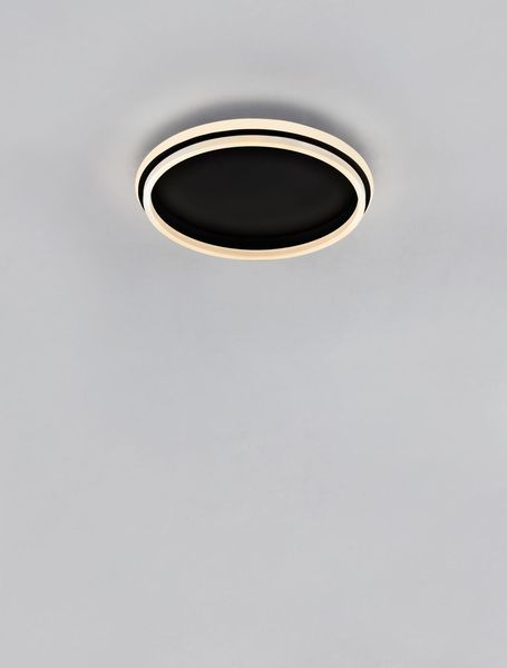 Nova Luce WILLOW LED Deckenleuchte Schwarz 38W Warmweiss 6x45cm 9212912