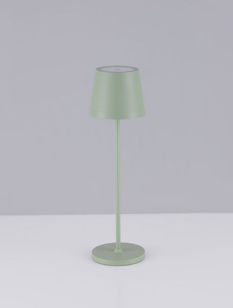 Nova Luce SEINA LED Tischleuchte Olive 2W IP54 Warmweiss 11,4x11,4x39,5cm 9223405