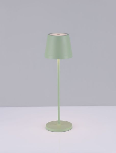 Nova Luce SEINA LED Tischleuchte Olive 2W IP54 Warmweiss 11,4x11,4x39,5cm 9223405