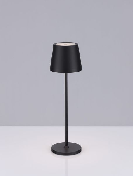 Nova Luce SEINA LED Tischleuchte Schwarz 2W IP54 Warmweiss 11,4x11,4x39,5cm 9223406