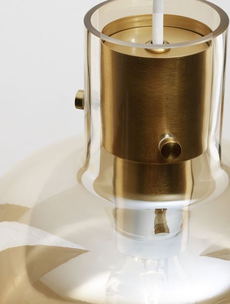 Nova Luce CINZIA Pendelleuchte E27 Gold 178x22cm dimmbar 9236650