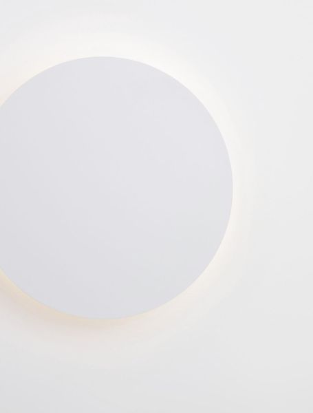 Nova Luce CYRCLE LED Wandleuchte Weiß 12W Warmweiss 22x3,2x22cm 9248155