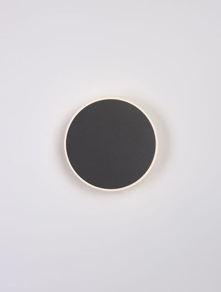 Nova Luce NEVO LED Wandleuchte Schwarz 12W Warmweiss 20x3,9x20cm 9248159