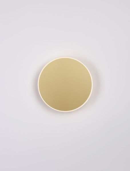 Nova Luce NEVO LED Wandleuchte Gold 12W Warmweiss 20x3,9x20cm 9248161