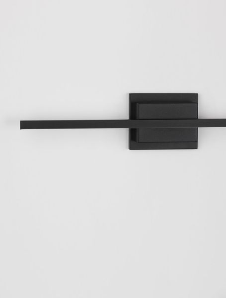 Nova Luce AZURE LED Wandleuchte Schwarz 12,5W Warmweiss 60,5x6,9x11,8cm 9267018