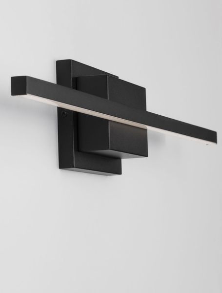 Nova Luce AZURE LED Wandleuchte Schwarz 12,5W Warmweiss 60,5x6,9x11,8cm 9267018