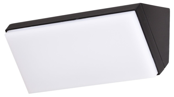 Nova Luce KEEN LED Wandleuchte Schwarz 12W IP65 Warmweiss 18x9x9cm 9270027