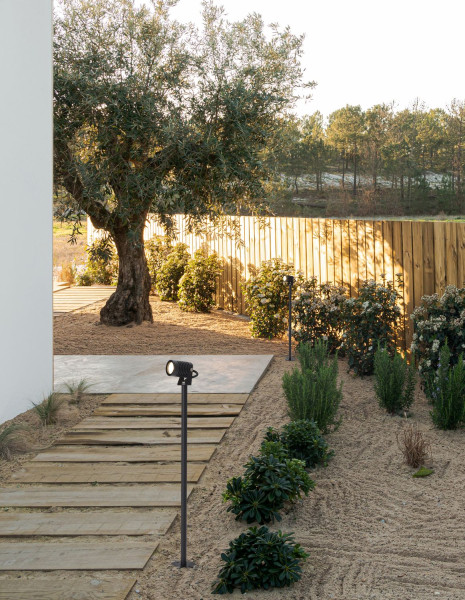 Nova Luce FEND LED Wandleuchte Schwarz 5W IP65 Warmweiss 5x9x64cm 9271433