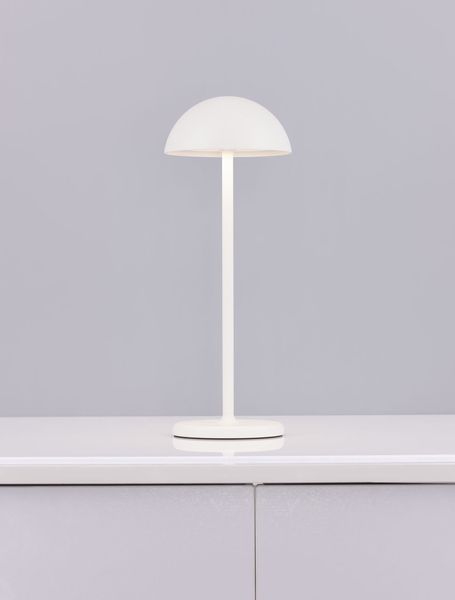 Nova Luce ROSE LED Tischleuchte Weiß 1W IP54 Warmweiss 11,8x11,8x32cm 9281380