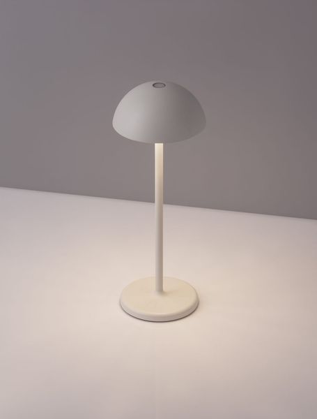 Nova Luce ROSE LED Tischleuchte Weiß 1W IP54 Warmweiss 11,8x11,8x32cm 9281380