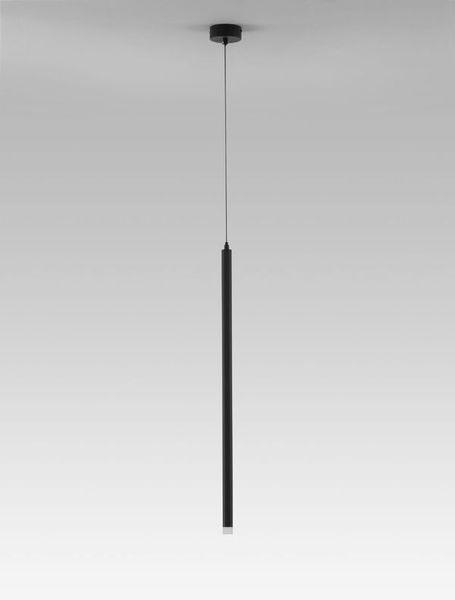 Nova Luce TRIMLE LED Pendelleuchte Schwarz 3W Warmweiss 150x2,5cm 9287921