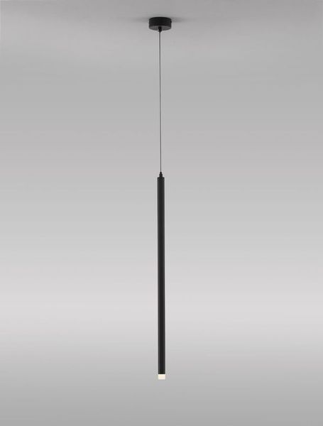 Nova Luce TRIMLE LED Pendelleuchte Schwarz 3W Warmweiss 150x2,5cm 9287921