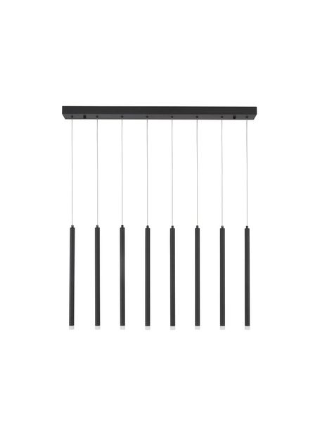 Nova Luce TRIMLE LED Pendelleuchte Schwarz 21W Warmweiss 100x8x180cm 9287935