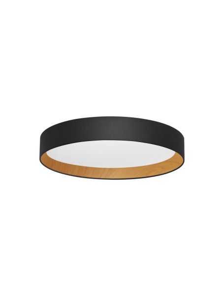 Nova Luce STAKE LED Deckenleuchte Schwarz 50W Warmweiss 9x60cm dimmbar 9345529