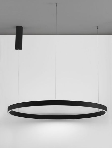 Nova Luce ELOWEN LED Pendelleuchte Schwarz 106W Warmweiss 200x98cm dimmbar 9345668