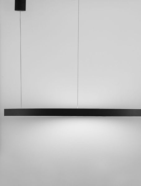 Nova Luce ELOWEN LED Pendelleuchte Schwarz 106W Warmweiss 200x98cm dimmbar 9345668