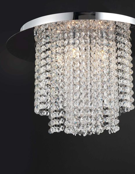 Nova Luce FONTANA Deckenleuchte G9 5-fach Chrom 32x40cm dimmbar 9361082