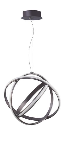 Nova Luce PERTONE LED Pendelleuchte Schwarz 53W Warmweiss 150x50cm dimmbar 9365012