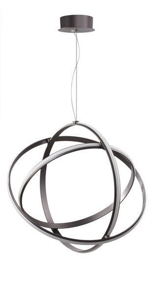 Nova Luce PERTONE LED Pendelleuchte Schwarz 63W Warmweiss 150x70cm dimmbar 9365013