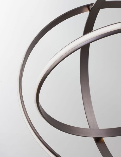 Nova Luce PERTONE LED Pendelleuchte Schwarz 63W Warmweiss 150x70cm dimmbar 9365013