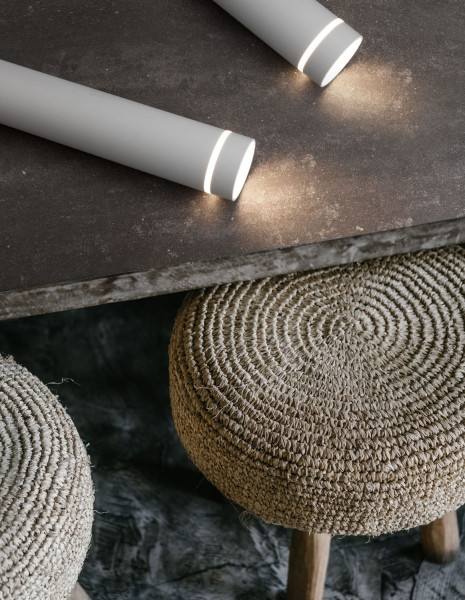 Nova Luce ESCA Pendelleuchte GU10 Weiß 150x6cm dimmbar 9387004