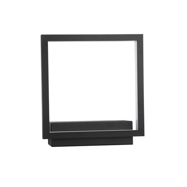 Nova Luce CORNICE LED Wandleuchte Schwarz 18W Warmweiss 21x6x25cm 9421751