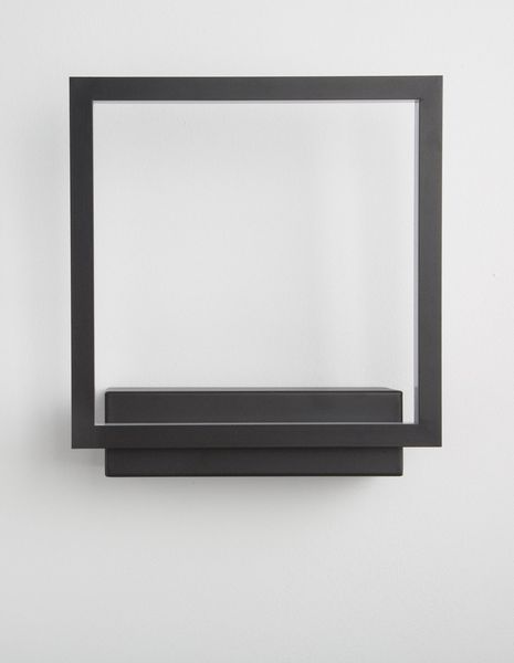 Nova Luce CORNICE LED Wandleuchte Schwarz 18W Warmweiss 21x6x25cm 9421751