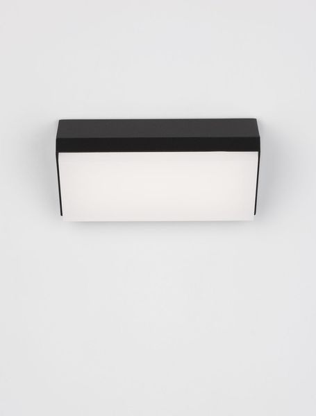 Nova Luce ZENON LED Wandleuchte Anthrazit 10W IP65 Warmweiss 18x7,5x9cm 9492610