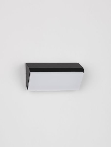 Nova Luce ZENON LED Wandleuchte Anthrazit 10W IP65 Warmweiss 18x7,5x9cm 9492610